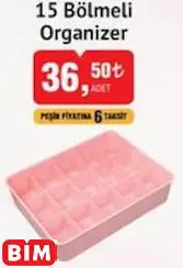 15 BÖLMELİ ORGANİZER 15 BÖLMELİ ORGANİZER
